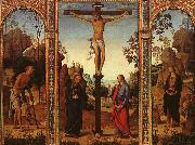 The Crucifixion with The Virgin, St.John, St.Jerome St.Magdalene